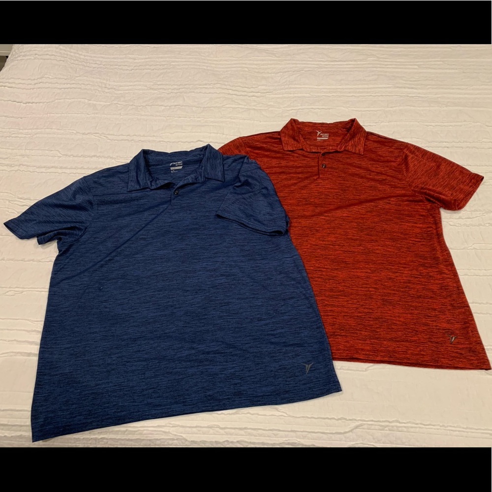 2 dri-fit polo’s